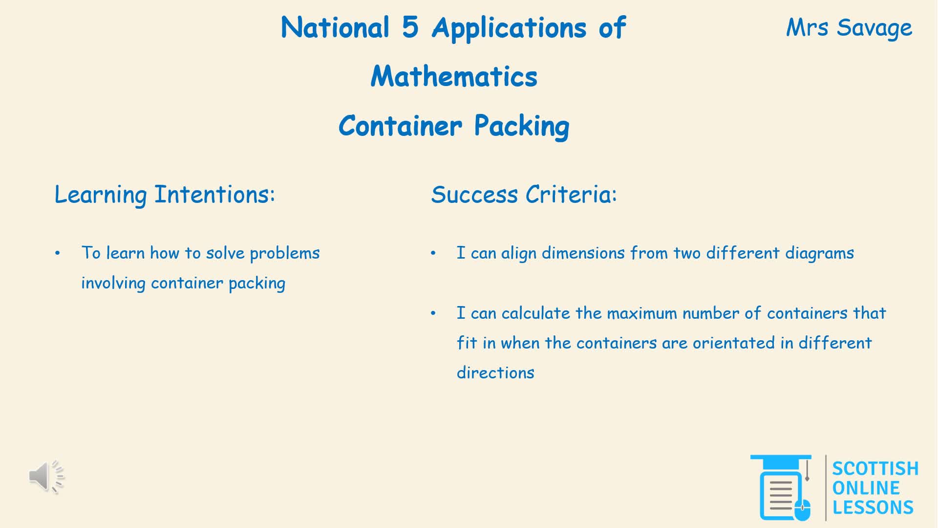 Container Packing