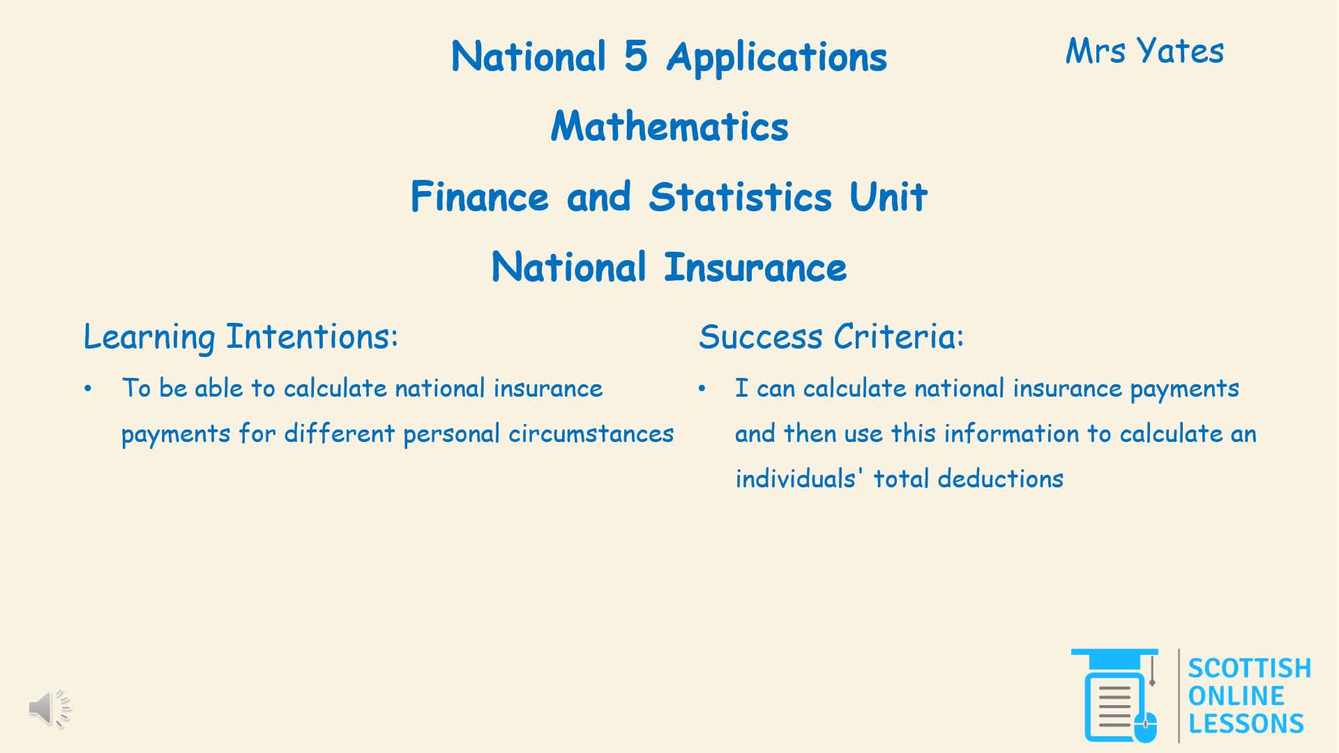 Finance National Insurance