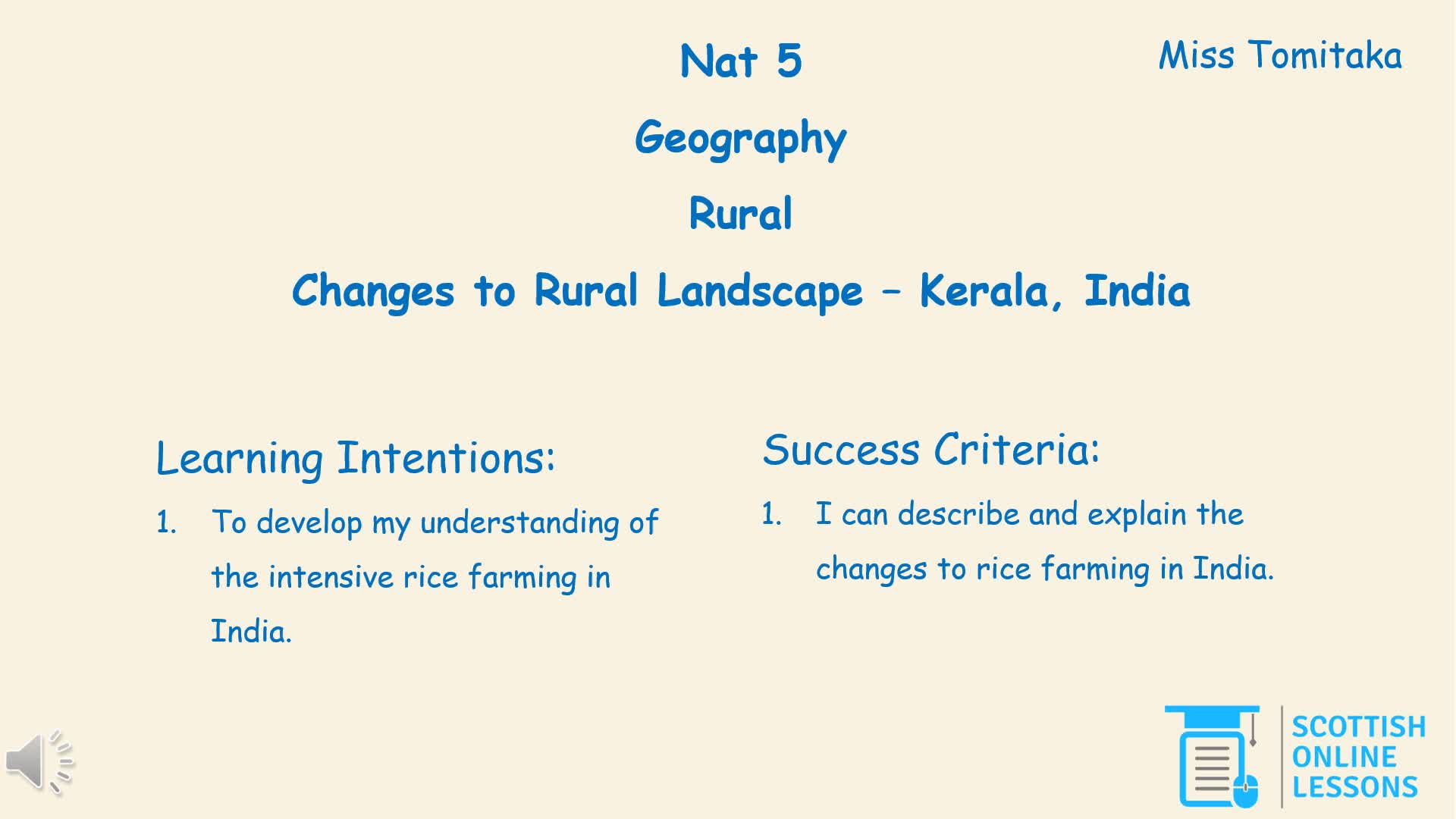 Changes to Rural Landscape - Kerala , India