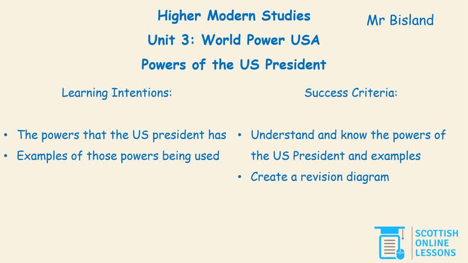 Powers of the US President