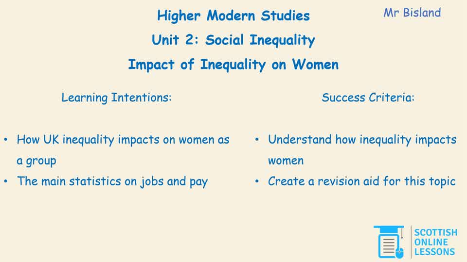 Impact of Inequality on Women