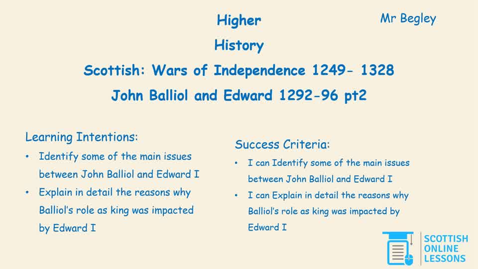 Balliol and Edward pt.2