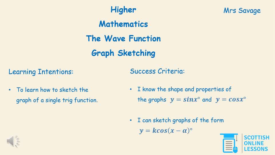 Sketching the Graph 