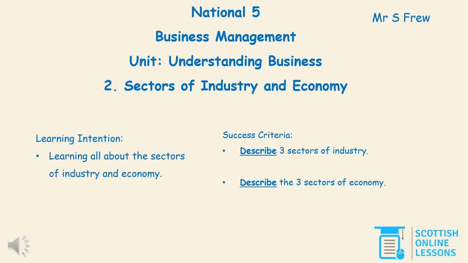 Sectors of Economy & Sectors of the Industry 