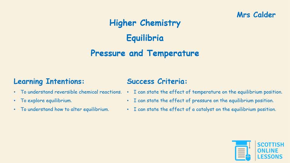 Temperature and Pressure
