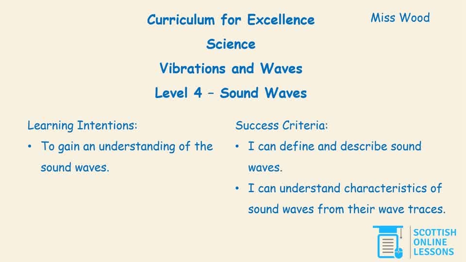 Level 4 - Sound Waves