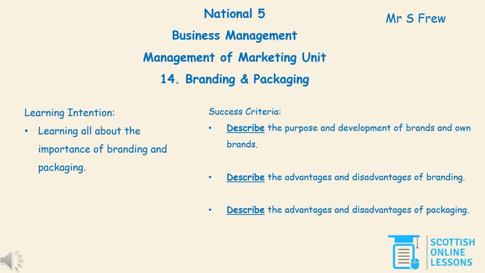 Branding & Packaging