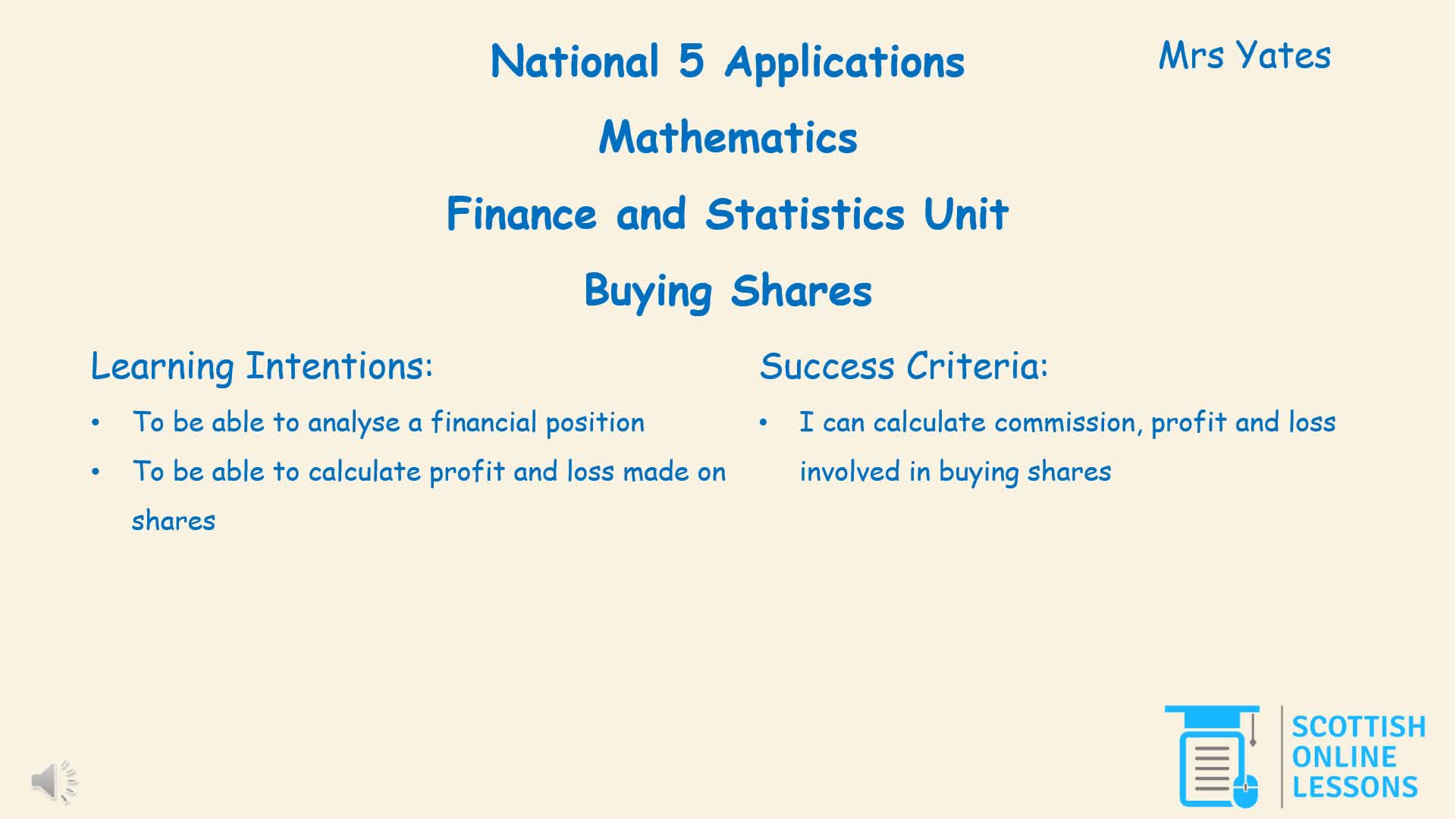 Finance Shares