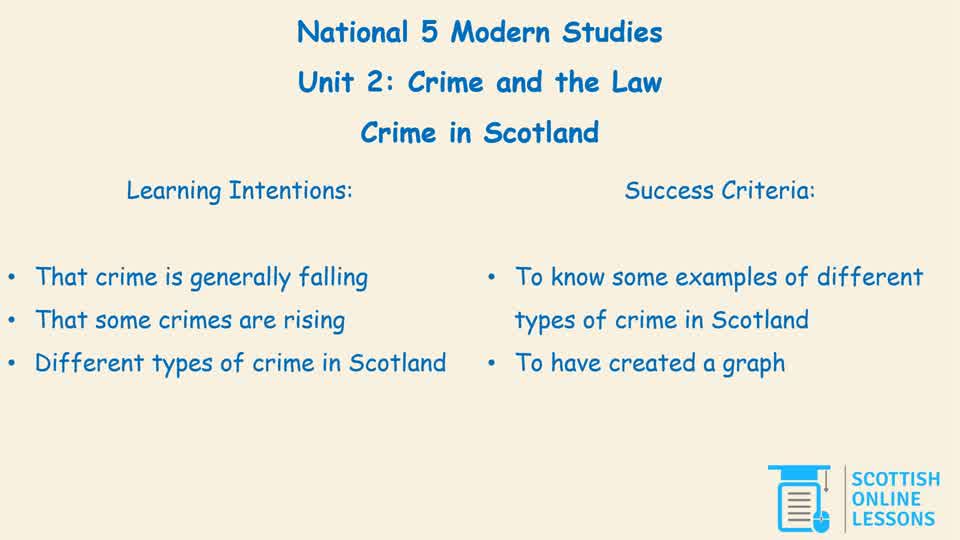 013 Crime in Scotland