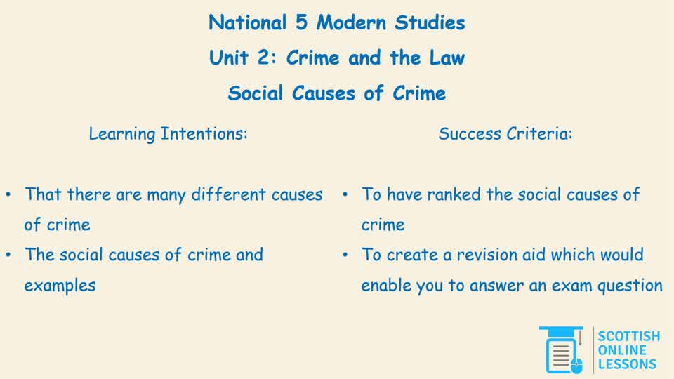015 Social Causes of Crime