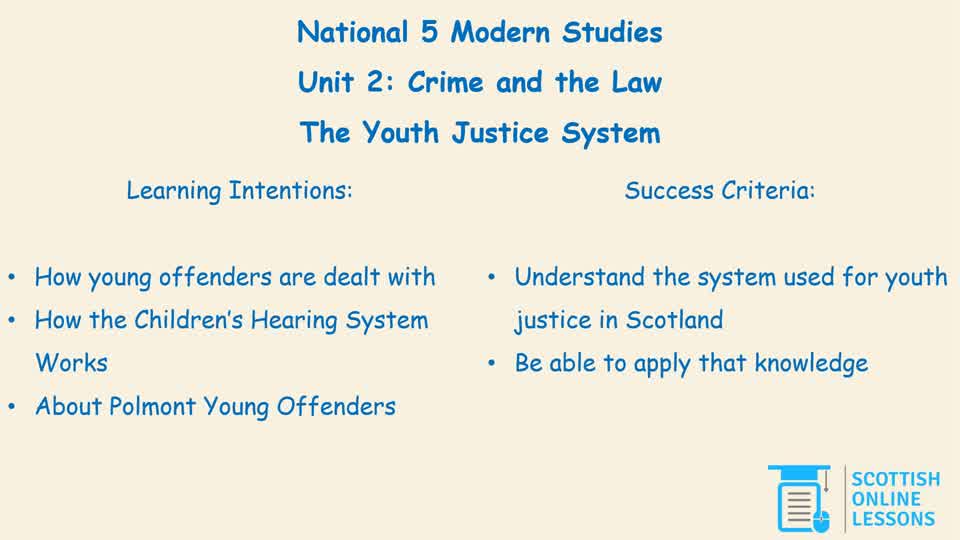 019 Youth Justice System