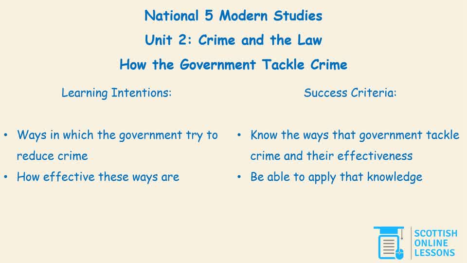 020 How the Government Tackle Crime