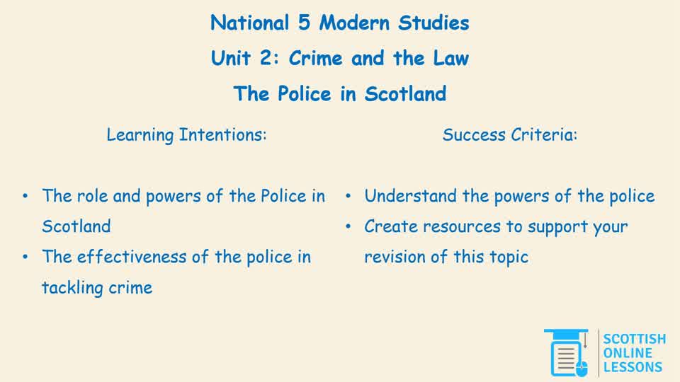 021 The Police in Scotland