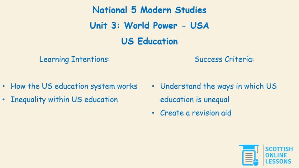 031 US Education