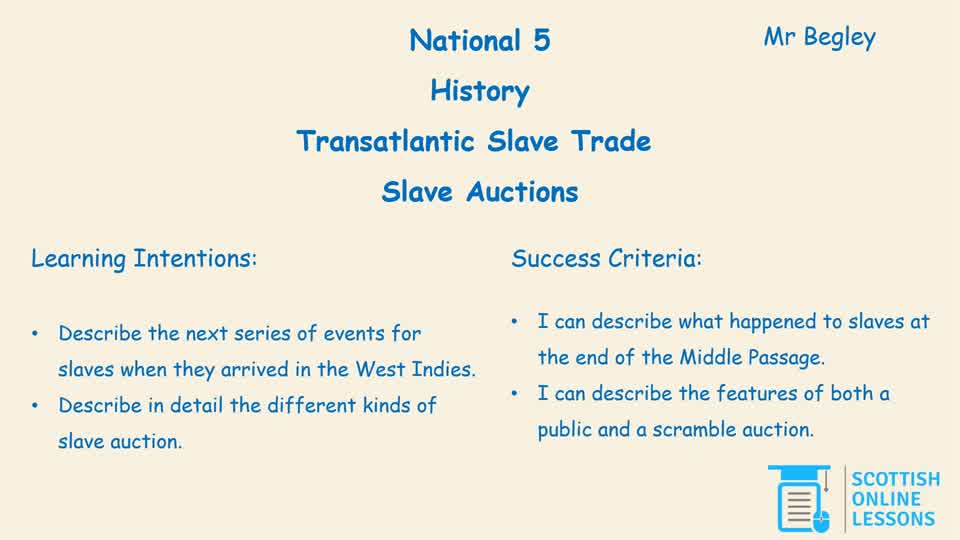 7. Slave Auction
