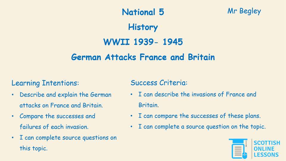 3. Attacks on France and Britain