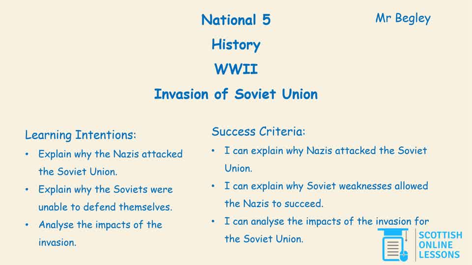 4. Invasion of Soviet Union