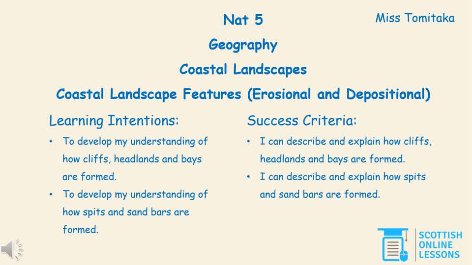 Coastal Landforms (All the landforms in one lesson)