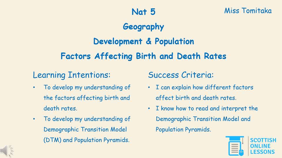 Factors Affecting Birth and Death rates