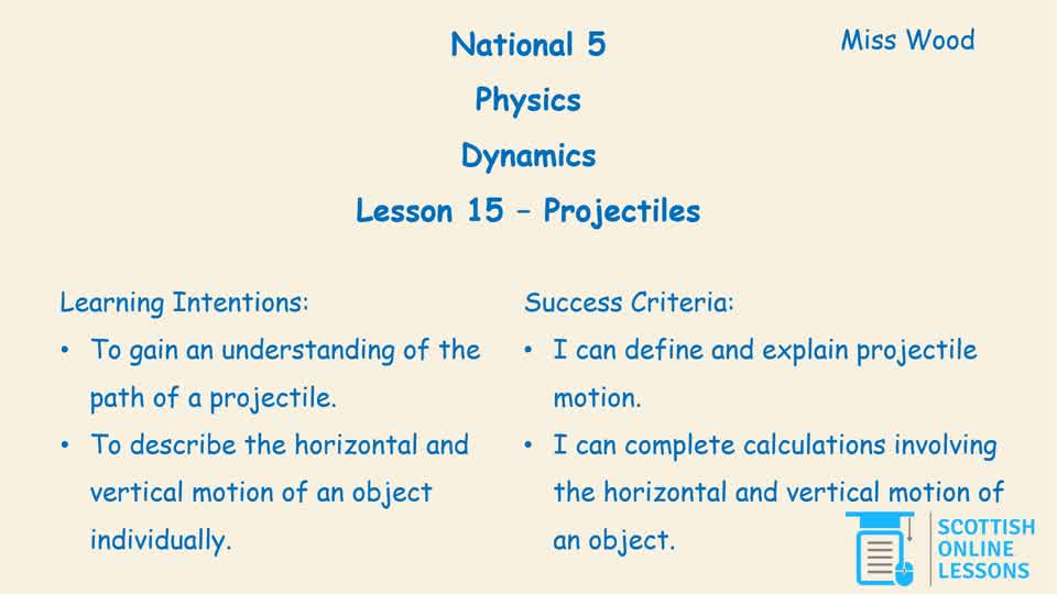 Projectile Motion