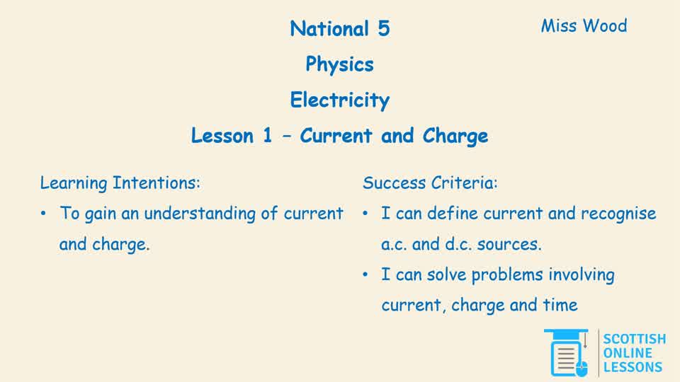 Electrical Charge Carriers