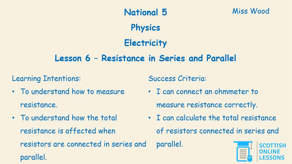 Resistance in Series and Parallel