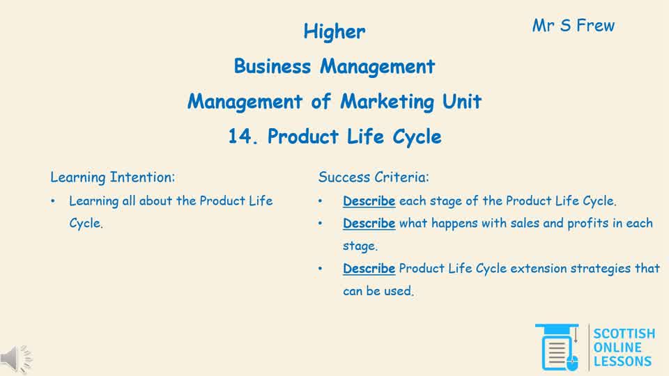 Product - Product Life Cycle