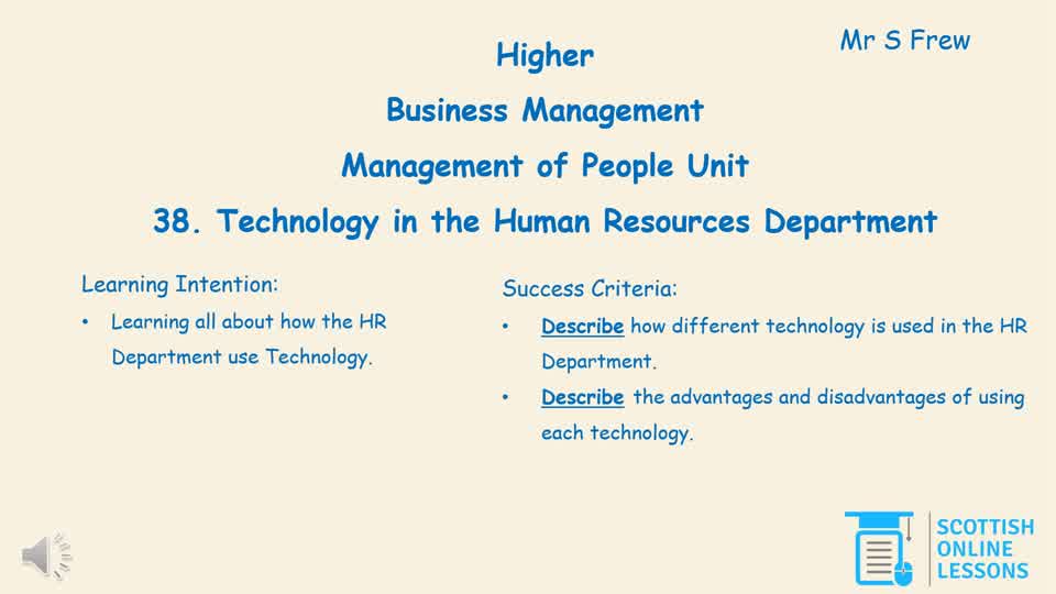 Technology in the Human Resources Department